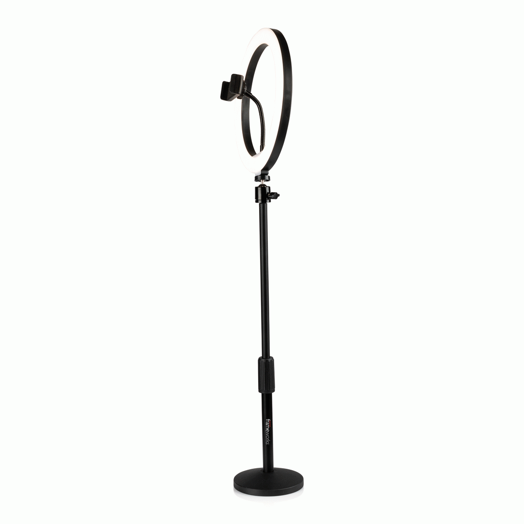 desktop ring light with stand