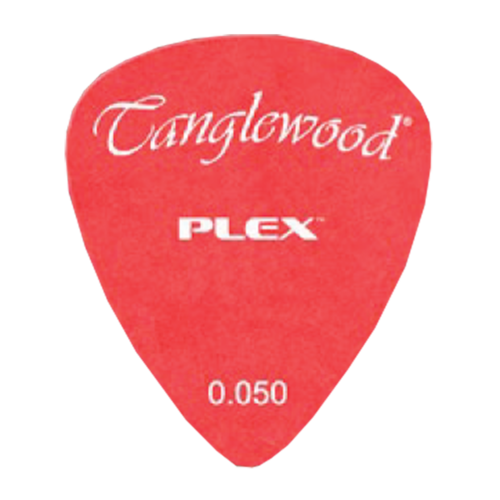 Tanglewood TWPP1 Plex Picks Pack of 12 .050 Red