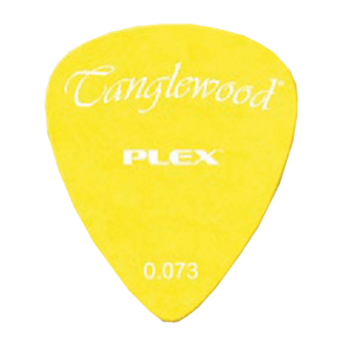 Tanglewood TWPP3 Plex Picks Pack of 12 .073 Yellow