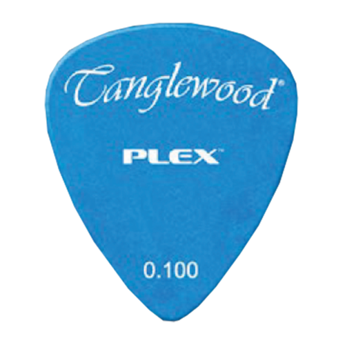 Tanglewood TWPP5 Plex Picks Pack of 12 .100 Blue