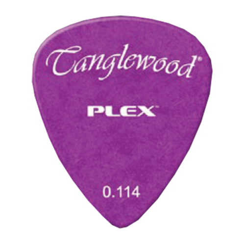 Tanglewood TWPP6 Plex Picks Pack of 12 .114 Purple